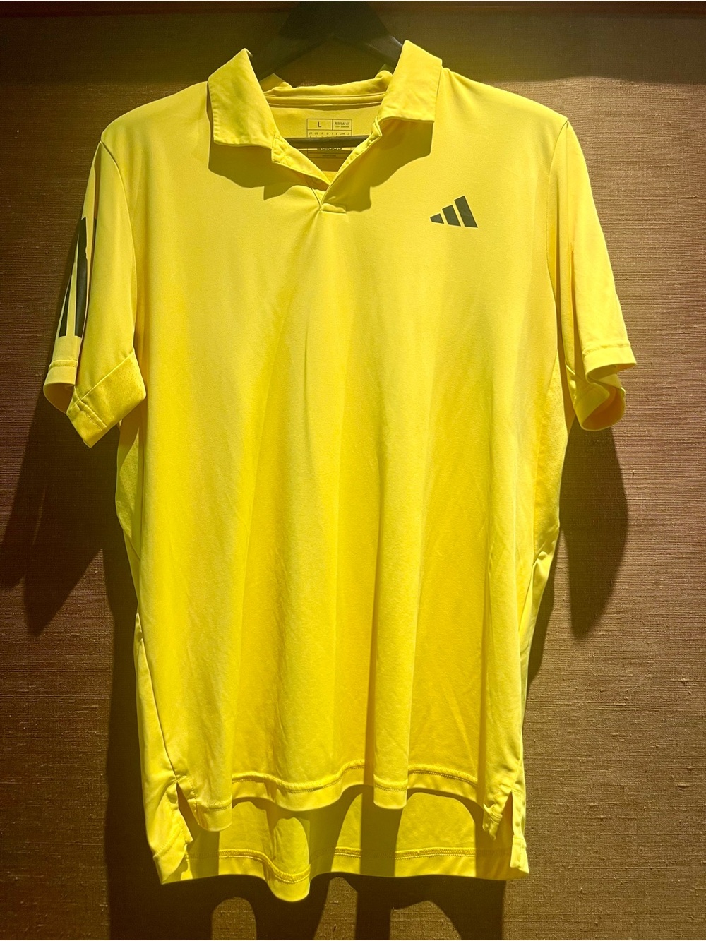 adidas Men’s Bright Yellow Performance Polo